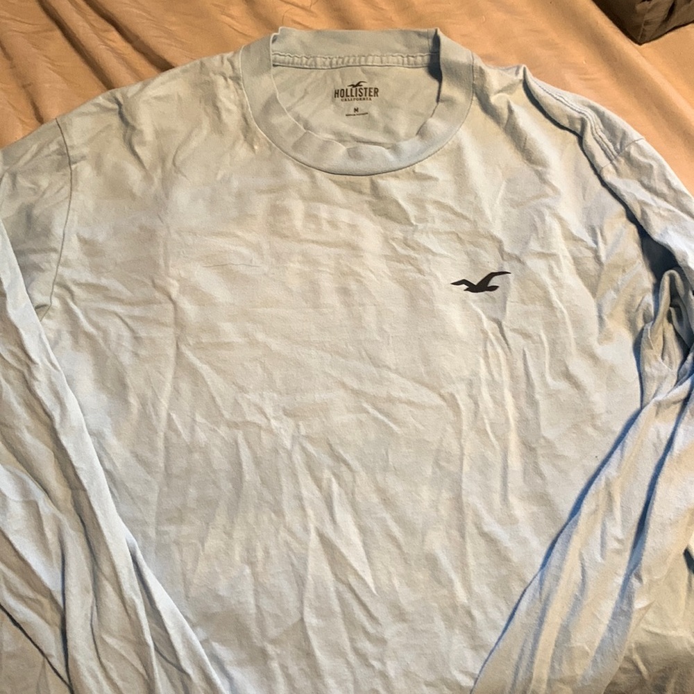 Hollister Blue Long Sleeve Shirt